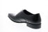 Carrucci KS099-813 Mens Black Leather Oxfords & Lace Ups Wingtip & Brogue Shoes