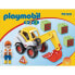 Фото #2 товара PLAYMOBIL 70125 - PLAYMOBIL 1.2.3 - Bagger - Neu fr 2020