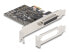 Фото #1 товара Delock 66324 - PCIe - RS-232 - VGA - Female - Full-height / Low-profile - PCIe 2.0 - RS-232