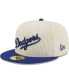 Фото #3 товара Men's White Los Angeles Dodgers Corduroy Classic 59FIFTY Fitted Hat