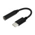 Фото #1 товара Адаптер USB-C—Jack 3.5 mm Aisens A109-0348 Чёрный 15 cm