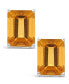 Citrine (3-1/5 ct. t.w.) Stud Earrings in 14K White Gold