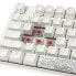 Фото #5 товара Ducky One 3 Classic Pure White Gaming Tastatur, RGB LED - MX-Silent-Red (US)