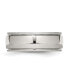 ფოტო #3 პროდუქტის Stainless Steel Polished 8mm Grooved and Beaded Band Ring