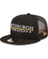Men's Black Pittsburgh Pirates Patriot Trucker 9FIFTY Snapback Hat