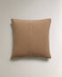 Linen cushion cover