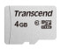 Фото #1 товара Карта памяти Transcend microSDHC 300S 4GB.