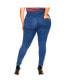 ფოტო #3 პროდუქტის Plus Size Asha Rip Corset Skinny Jean