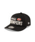 Фото #2 товара Men's Black San Francisco 49ers 2023 NFC Champions Locker Room Trophy Collection Low Profile 9FIFTY Snapback Hat