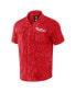 Фото #3 товара Men's Darius Rucker Collection by Red Distressed Philadelphia Phillies Denim Team Color Button-Up Shirt