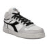 Diadora Magic Basket Demi Cut Icona High Top Mens Grey, White Sneakers Casual S