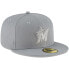 Фото #3 товара [70587743] Mens New Era MLB MIAMI MARLINS 5950 FITTED - STORM GREY