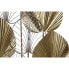 Фото #3 товара Статуэтка Декор настенный DKD Home Decor Лист растения Позолоченный 54 x 5 x 91,5 см