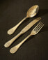 Decorative engraved cutlery set