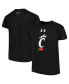 Big Boys Black Cincinnati Bearcats 2.0 Logo Tech T-shirt