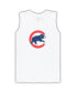 Women's White, Royal Chicago Cubs Plus Size Tank Top and Shorts Sleep Set