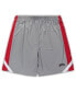 ფოტო #4 პროდუქტის Men's Scarlet, Gray Ohio State Buckeyes Big and Tall Team Reversible Shorts