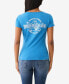 ფოტო #4 პროდუქტის Women's Short Sleeve Buddha Notched Neck Tee