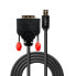 Фото #2 товара Lindy 1m Mini DisplayPort to DVI Adapter Cable - 1 m - Mini DisplayPort - DVI-D - Male - Male - 1920 x 1200 pixels