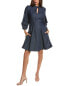 Фото #1 товара Oscar De La Renta 3/4-Sleeve Silk-Lined Dress Women's