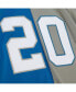 Фото #2 товара Men's Barry Sanders Blue, Silver Detroit Lions Big and Tall Split Legacy Retired Player Replica Jersey