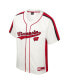 ფოტო #3 პროდუქტის Men's Cream Wisconsin Badgers Ruth Button-Up Baseball Jersey