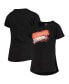 Big Girls Black San Francisco Giants Brush Stroke Dolman T-shirt