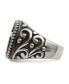 ფოტო #2 პროდუქტის Stainless Steel Antiqued and Polished Cross Ring