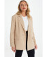 Фото #1 товара Women's Woven Oversized Double-Breasted Tailored Blazer