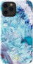 Kingxbar Kingxbar Agate Series eleganckie etui pokrowiec z nadrukiem agat iPhone 12 mini niebieski uniwersalny