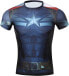 Фото #2 товара Cody Lundin Men's Compression Armour America Hero Logo Fitness Running Sport Short Sleeve