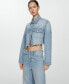 ფოტო #3 პროდუქტის Women's Frayed Ends Detail Wideleg Jeans