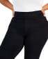Фото #4 товара Trendy Plus Size Curvy Pull-On Flare-Leg Jeans