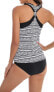 Фото #8 товара Laorchid Women's Tankini Two-Piece Push-Up Swimsuit, Padded Swimwear, High Waist Swimsuit, Bikini, Sporty