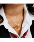 ფოტო #2 პროდუქტის Hermione Time Travel Magical Hourglass Rotating Gold Plated Necklace, 22"
