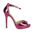 Фото #1 товара Nina Famia Platform Metallic Pumps Womens Pink Dress Sandals FAMIA-673