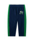 Infant Boys and Girls Navy Notre Dame Fighting Irish Rookie Of The Year Long Sleeve Bodysuit and Pants Set