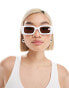 AIRE arm detail sunglasses in white