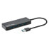 Manhattan 7-Port USB 3.2 Gen 1 Typ-A Hub USB-A-Stecker auf sieben USB-A-Buchsen 5 Gbit/s 3.