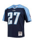 Фото #3 товара Men's Eddie George Navy Tennessee Titans Big and Tall 1999 Retired Player Replica Jersey