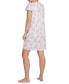 Фото #2 товара Women's Short-Sleeve Floral Nightgown