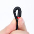 Фото #2 товара Wytrzymały elastyczny kabel przewód USB-C PD PD 2.0 60W 20V 3A QC3.0 2M czarno-czerwony
