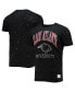 Men's Black Clark Atlanta University Panthers Bleach Splatter T-shirt