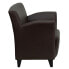 Фото #1 товара Hercules Roman Series Brown Leather Lounge Chair