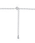 ფოტო #4 პროდუქტის Cubic Zirconia Accent Open Heart Pendant Necklace in Sterling Silver, 16" + 2" extender, Created for Macy's