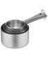 Фото #6 товара Stainless Steel Measuring Cups, Set of 4