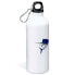 Фото #2 товара Бутылка для воды алюминиевая с карабином KRUSKIS Jumping Sailfish 800 мл