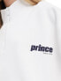 Фото #5 товара Prince co-ord half zip sweatshirt in white