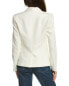 Фото #2 товара Donna Karan Satin Collar Tie-Front Blazer Women's White 12