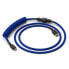 Фото #1 товара Glorious Coiled Cable Cobalt, USB-C auf USB-A Spiralkabel - 1,37m, blau